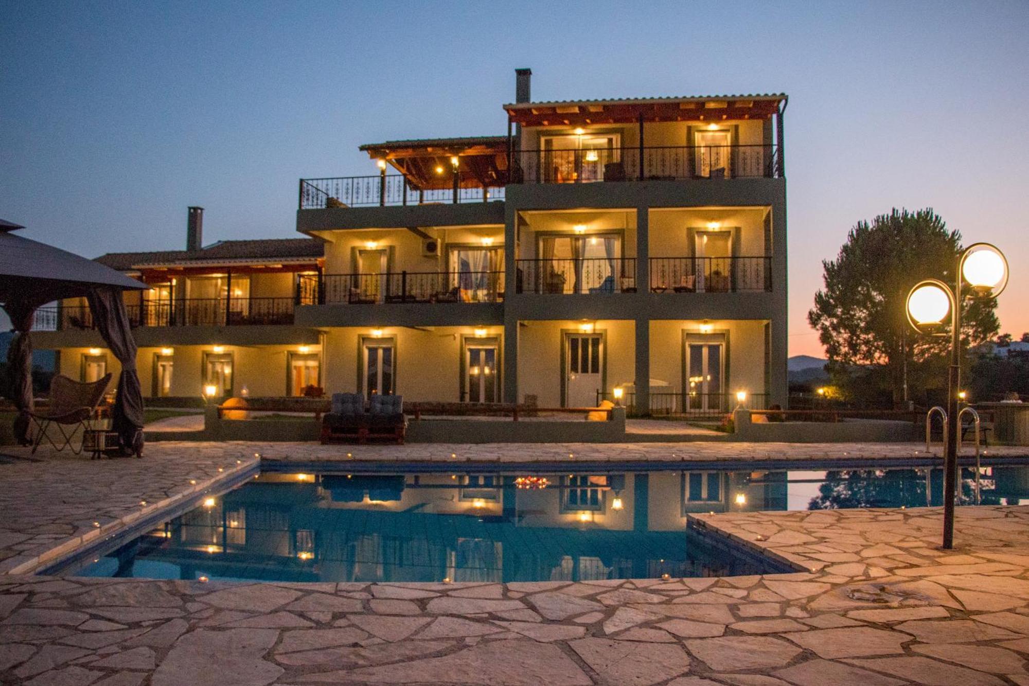 Heaven House With Pool Apartment Gouvia Exterior photo